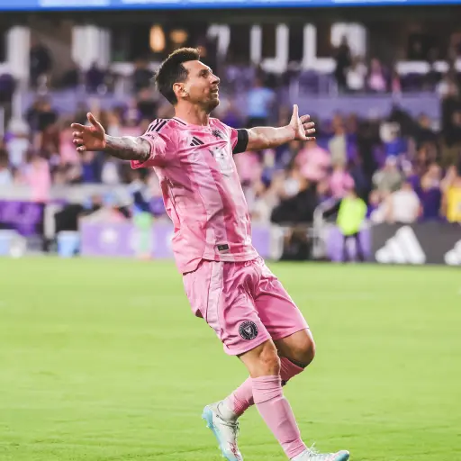 Celebración de Lionel Messi ante el Orlando City - Inter Miami