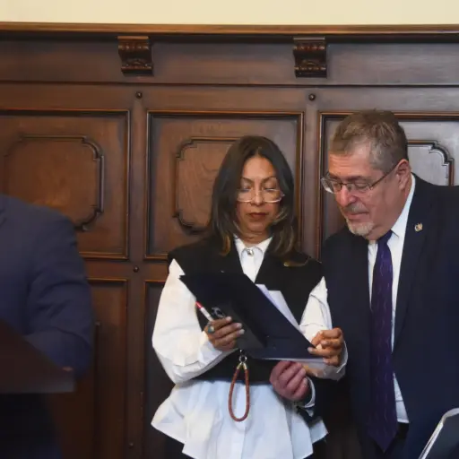 El presidente Bernardo Arévalo durante la conferencia de prensa 