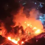 Impactantes videos revelan la magnitud del incendio en parque industrial de Amatitlánt