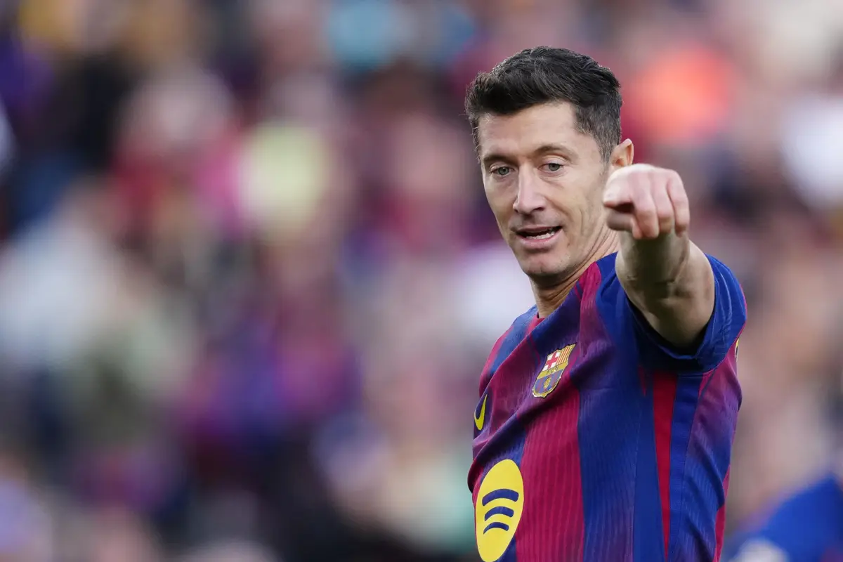 Robert Lewandowski, delantero del FC Barcelona - EFE