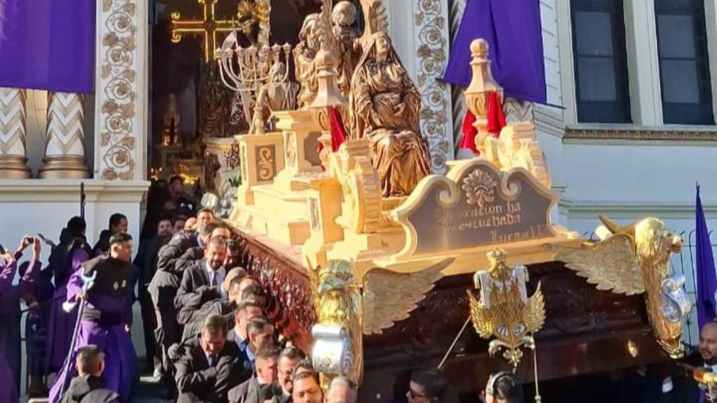 Jesús Nazareno de la Justicia sale en hombros este domingo | Alex Meoño