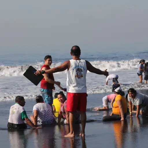 Los nuevos salvavidas superaron varias pruebas físicas antes de ser confirmados. ,IGSS