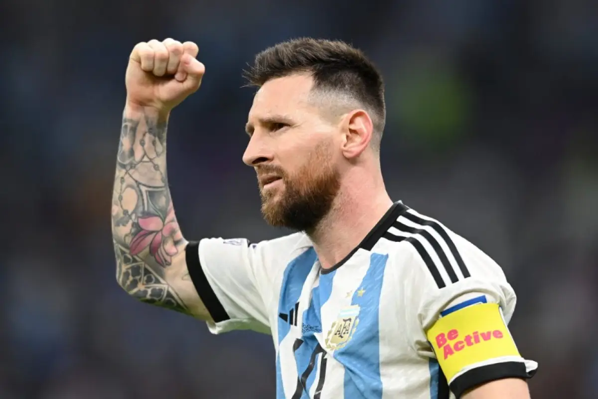 Lionel Messi macó su primer gol con la mayor de Argentina hace 20 años