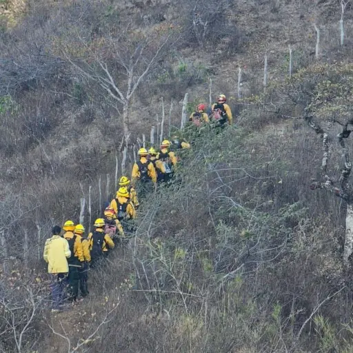 Conred publicó información del incendio en la aldea Chupel, desde el pasado sábado a las 13:41 horas. ,Conred.
