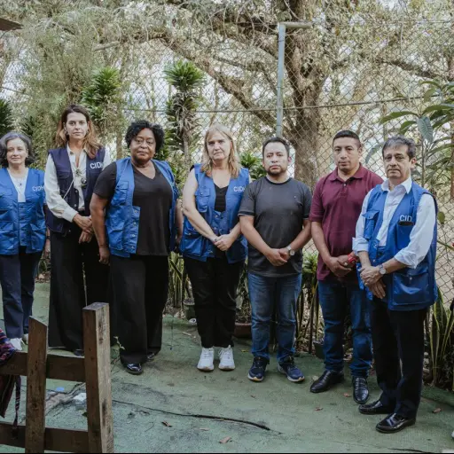Una delegación de la CIDH visitó, en la cárcel de Mariscal Zavala, a los ex integrantes de los 48 Cantones de Totonicapán, Luis Pacheco y Héctor Chaclán ,Foto CIDH