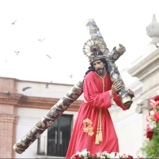 Procesión de La Reseña, consagrada imagen de Jesús Nazareno de La Merced. ,Alex Meoño/Emisoras Unidas
