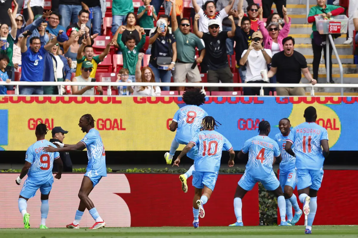 Celebración de la República Democrática del Congo ante Jamaica - EFE