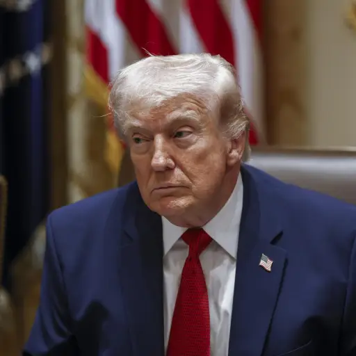 Trump durante una reunión de su Gabinete ,EFE