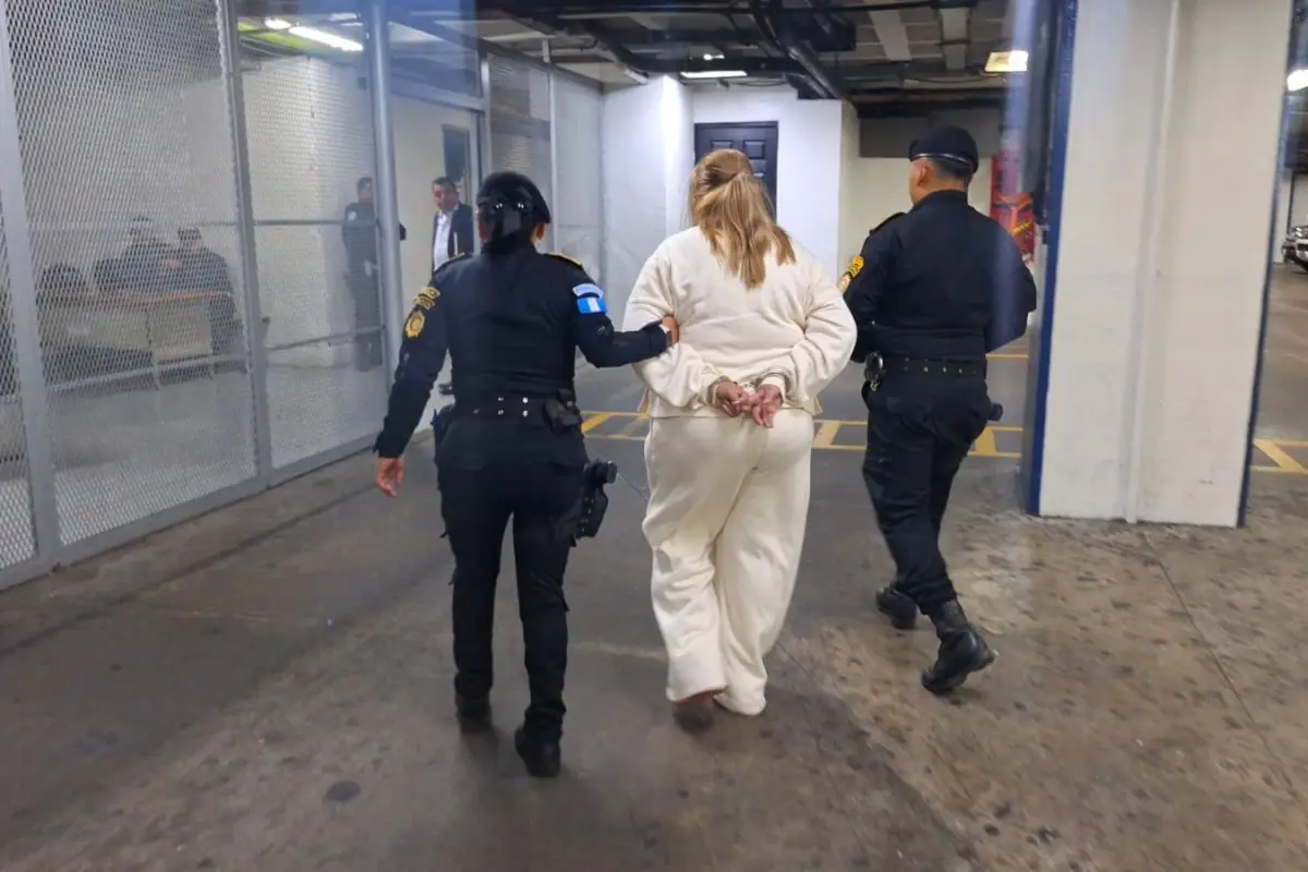 La mujer mexicana fue puesta a disposición de los órganos de justicia para dilucidar su situación legal., PNC