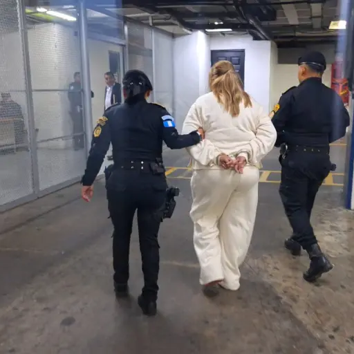 La mujer mexicana fue puesta a disposición de los órganos de justicia para dilucidar su situación legal. ,PNC