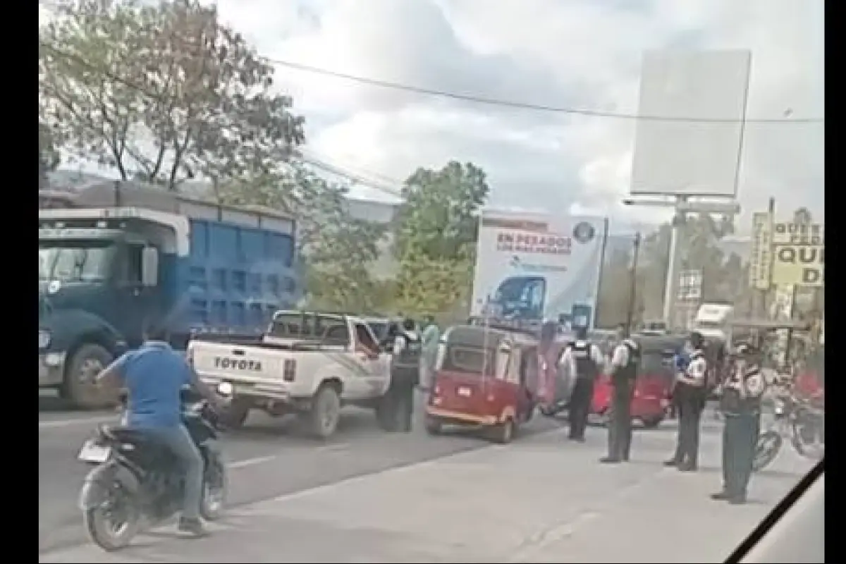 Área de bloqueo en El Rancho, El Progreso., Medios locales