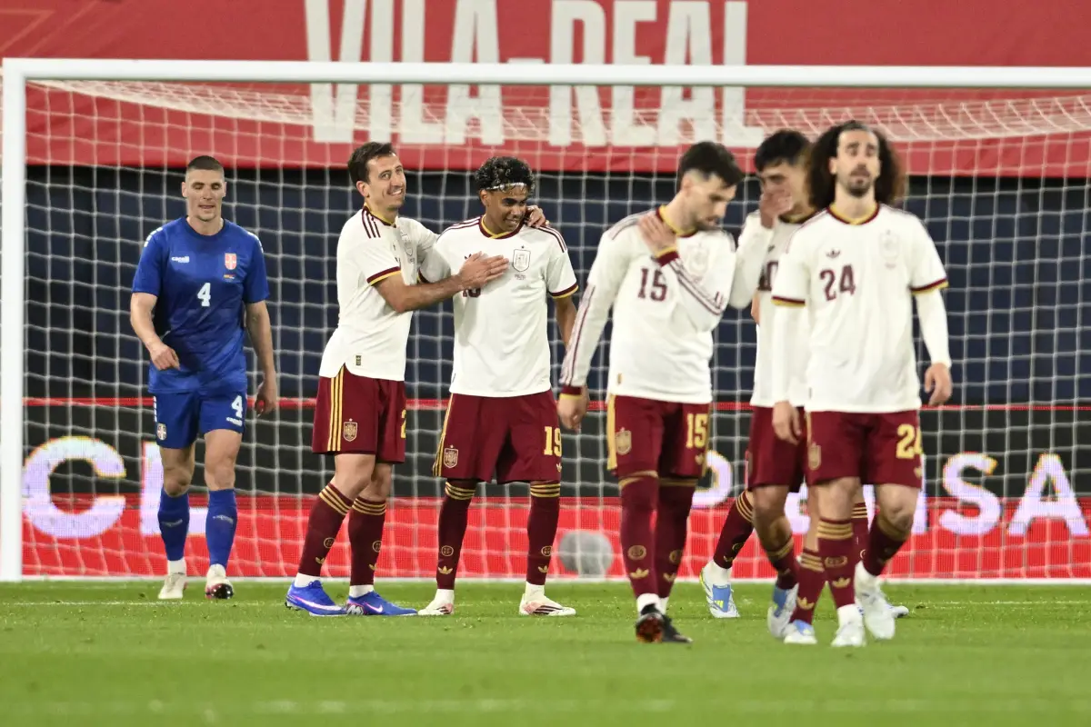 España derrotó a Serbia en partido amistoso de la fecha FIFA 