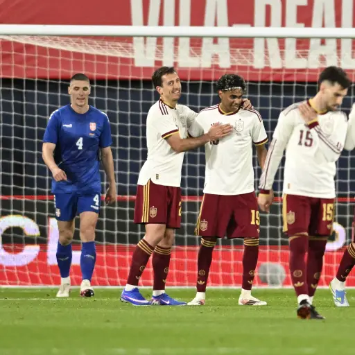España derrotó a Serbia en partido amistoso de la fecha FIFA 