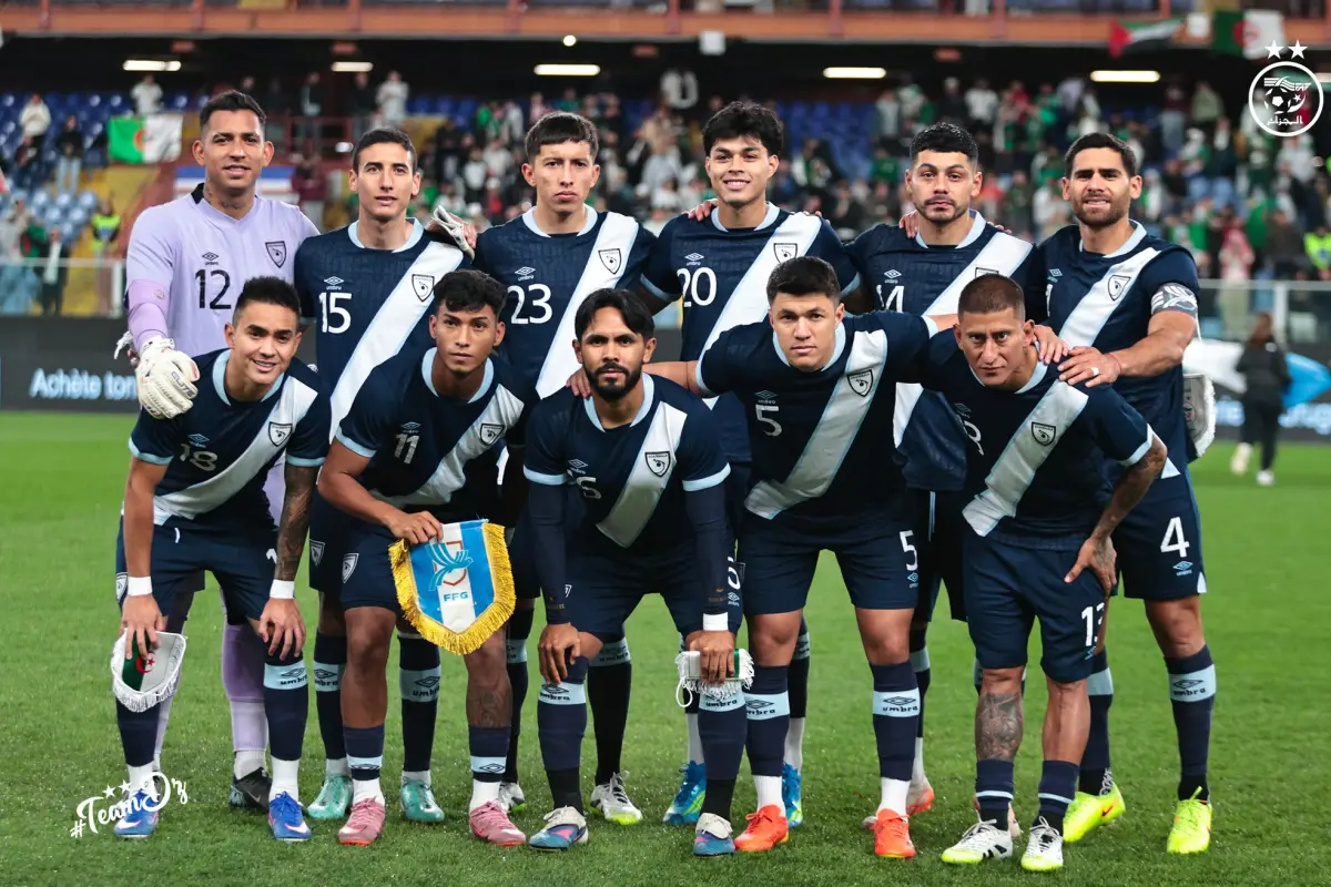 Selección de Guatemala humillada por Argelia