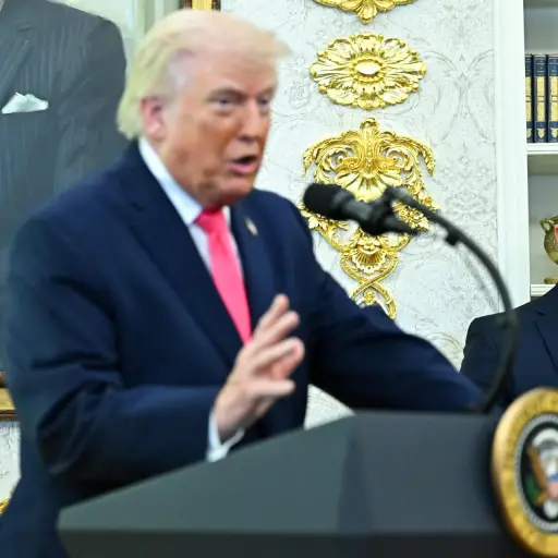 Donald Trump en la Casa Blanca ,EFE