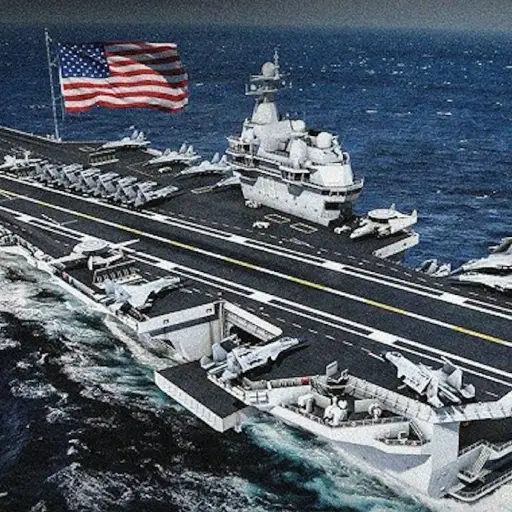 El portaviones de Estados Unidos USS Nimitz. ,.