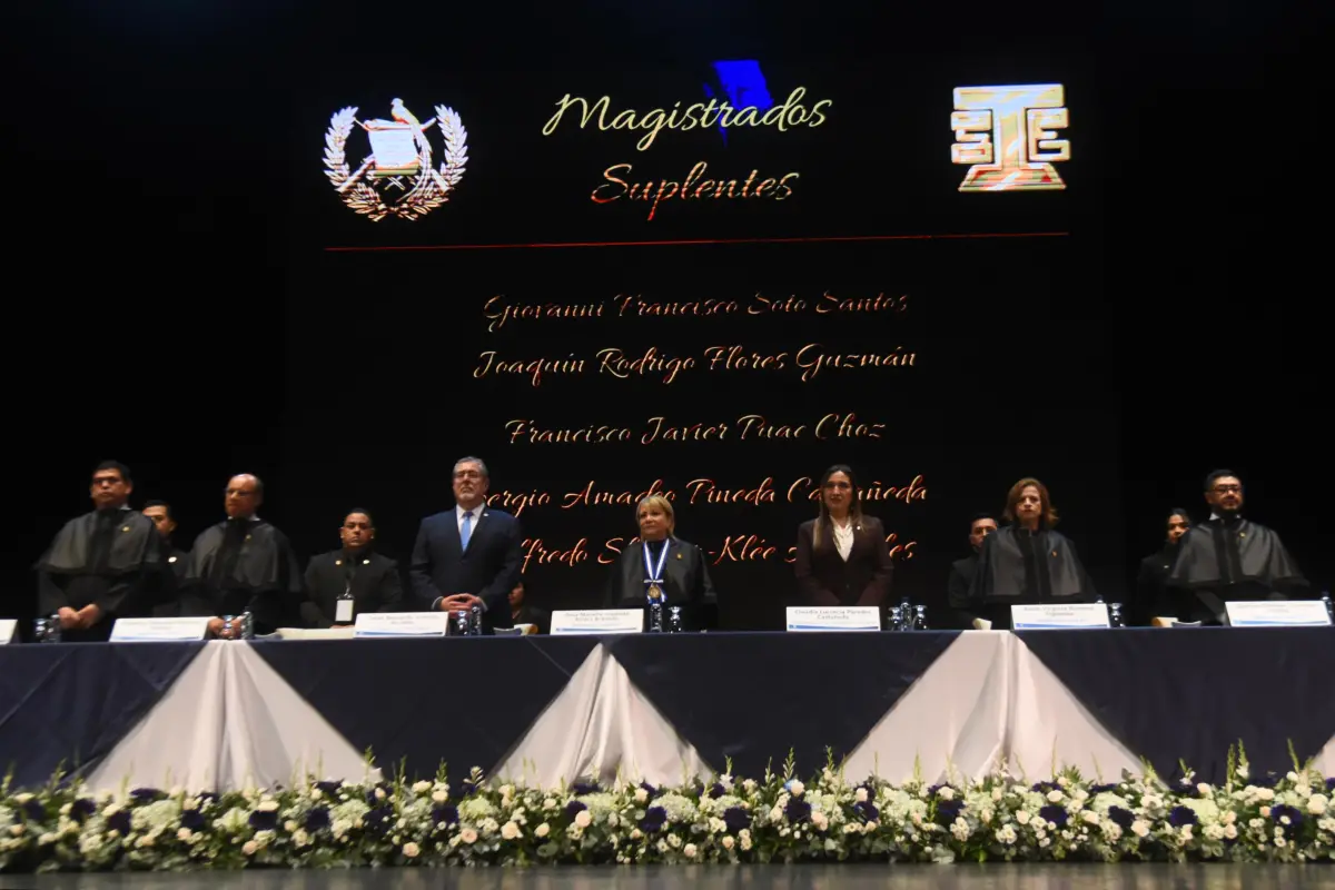 Los magistrados del Tribunal Supremo Electoral (TSE) electos para el período 2026-2032 hicieron una pesentación oficial., Foto Omar Solís