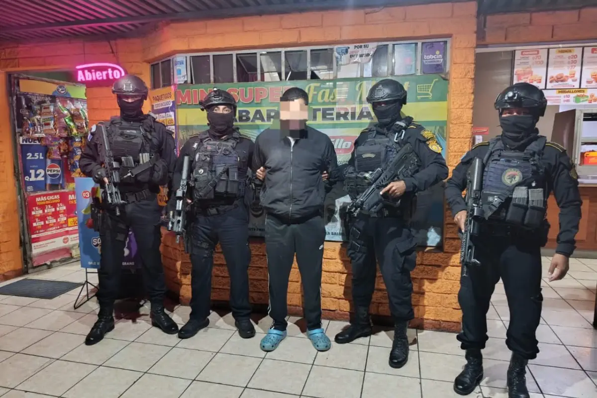 El capturado es John Nunez alias "Big Lips"., Foto Mingob