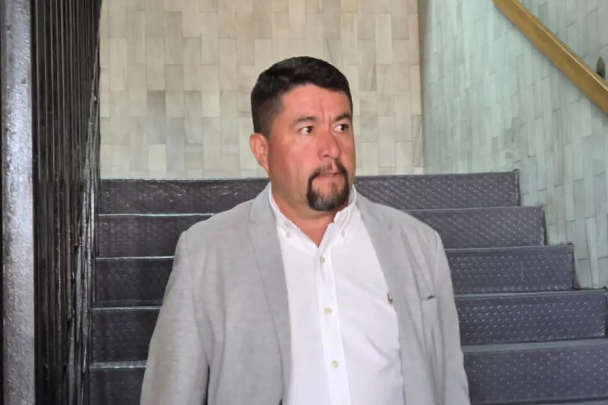 El exalcade de Santa Catarina Pinula, Víctor Alvarizaes, en Torre de Tribunales el miércoles 25 de marzo de 2026., Ángel Oliva/EU