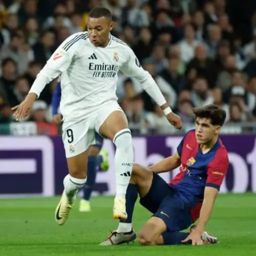 Clásico español entre Barcelona y Real Madrid 