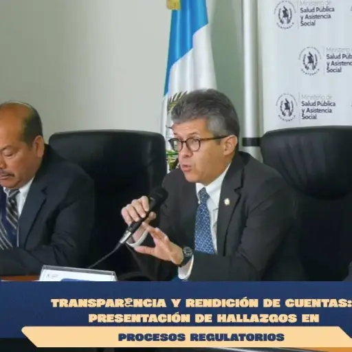 Las autoridades del Ministerio de Salud presentaron resultados de análisis de transparencia. ,Ministerio de Salud