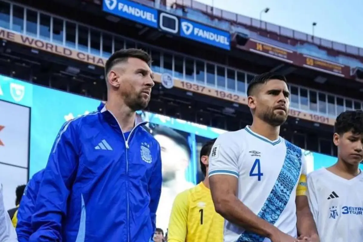 Selección de Argentina y Guatemala en último amistoso disputado en 2022
