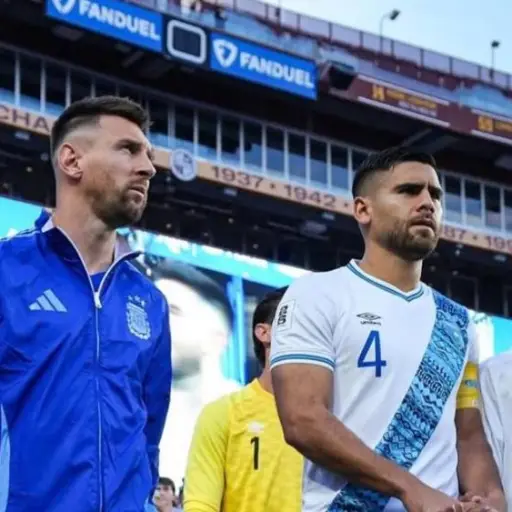 Selección de Argentina y Guatemala en último amistoso disputado en 2022 