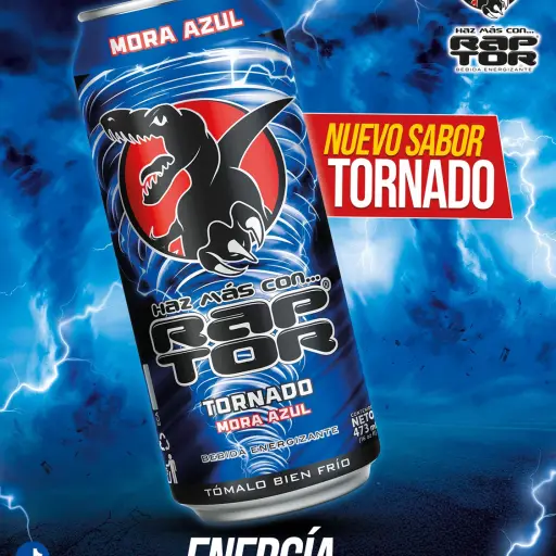 Raptor mora azul  ,Cortesía 