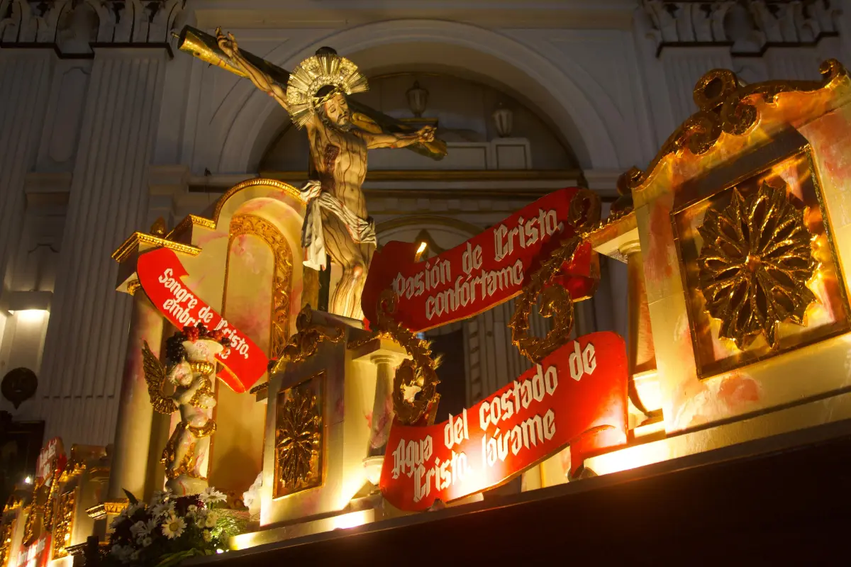 Imagen de Cristo Crucificado de la Preciosísima Sangre, Foto Omar Solís