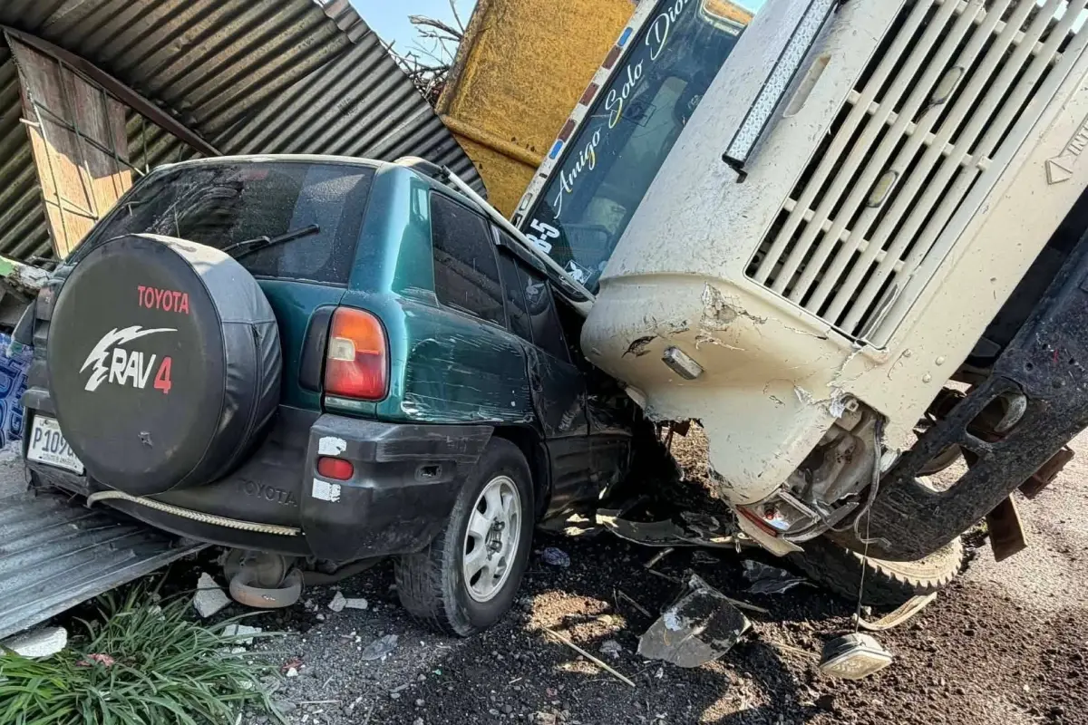 El accidente de tránsito ocurrió en un cruce de Río Bravo, Suchitepéquez., Redes sociales.