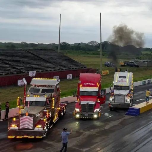 Más de 50 camiones se darán cita en la pista Guatemala Raceway, para la competencia de aceleración del próximo domingo.