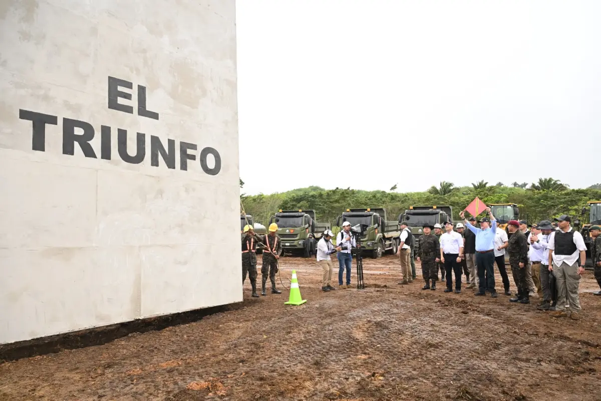 Las labores de construcción de una cárcel de máxima seguridad fueron inauguradas el pasado viernes., Gobierno de Guatemala