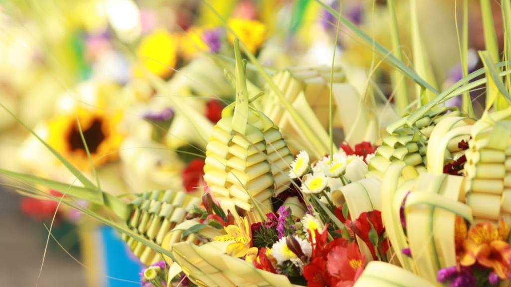 Comerciantes y feligreses llenan iglesias el Domingo de Ramos | Alex Meoño