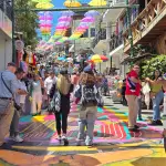 Turistas disfrutan el Domingo de Ramos en San Juan La Lagunat
