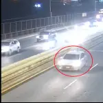 Sancionan a automovilista por circular contra la vía en el Periféricot