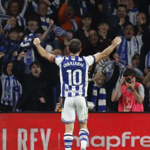 Mikel Oyarzabal, jugador de la Real Sociedad 
