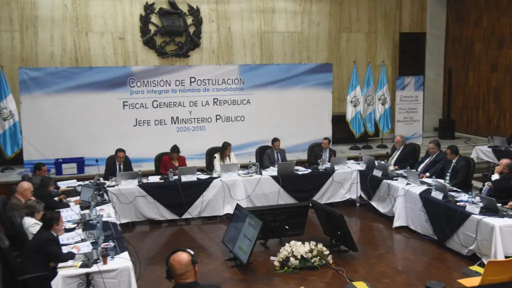 Reunión de la comisión de postulación para elección de fiscal general el jueves, 16 de abril de 2026. ,Omar Solís/Emisoras Unidas