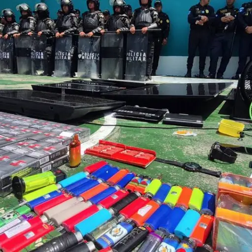 Objetos decomisados en el Centro Preventivo para Hombres y Mujeres de Chimaltenango. ,Mingob