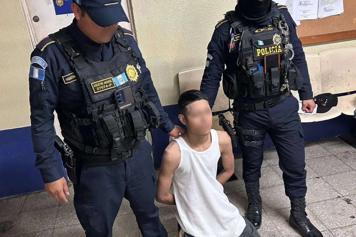 Josué Rodas Rodríguez, alias “Violento”, fue capturado en la zona 21., PNC