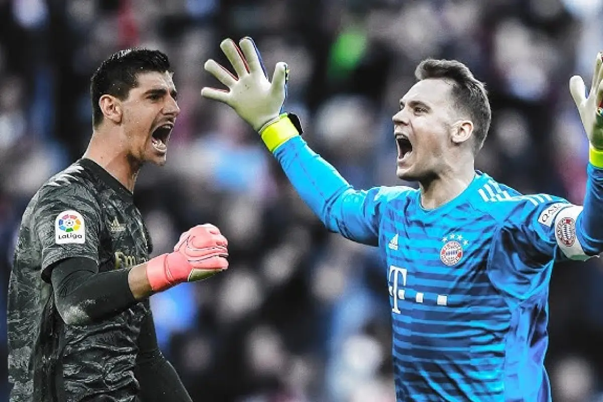 Imagen de Thibaut Courtois y Manuel Neuer - RR.SS.