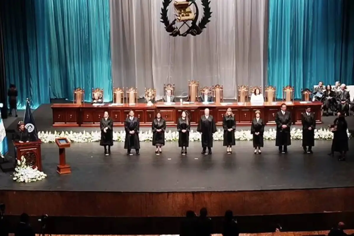 Ceremonia de toma de posesión de los magistrados de la Corte de Constitucionalidad para el período 2026-2031.