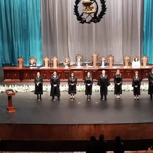 Ceremonia de toma de posesión de los magistrados de la Corte de Constitucionalidad para el período 2026-2031.