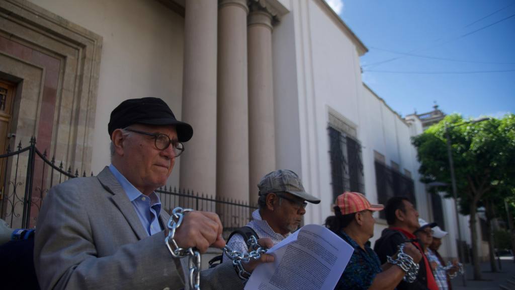 Caminata en la capital deex presos políticos  | Omar Solís/EU