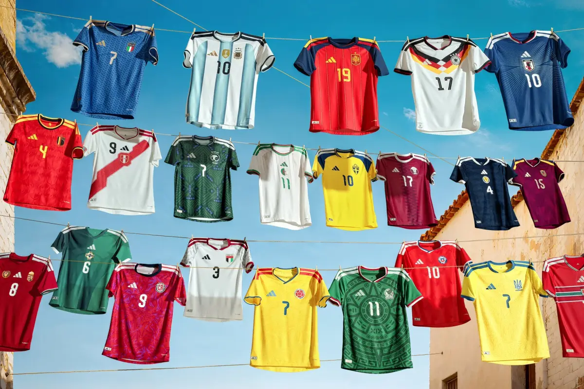 Las camisetas que Adidas presentó para el 2026 de sus distintas selecciones - Adidas Football