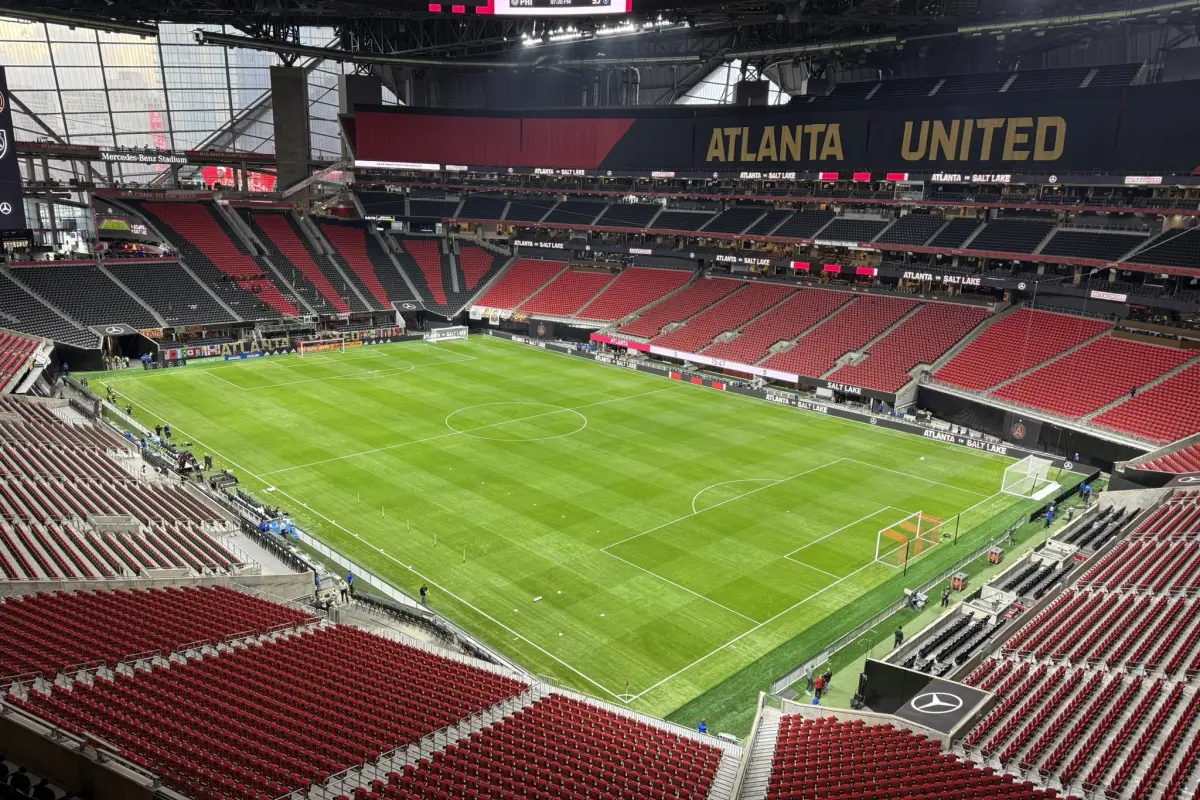 Mercedes-Benz Stadium, casa del Atlanta United de la MLS y Atlanta Falcons de la NFL - Mercedes-Benz Stadium