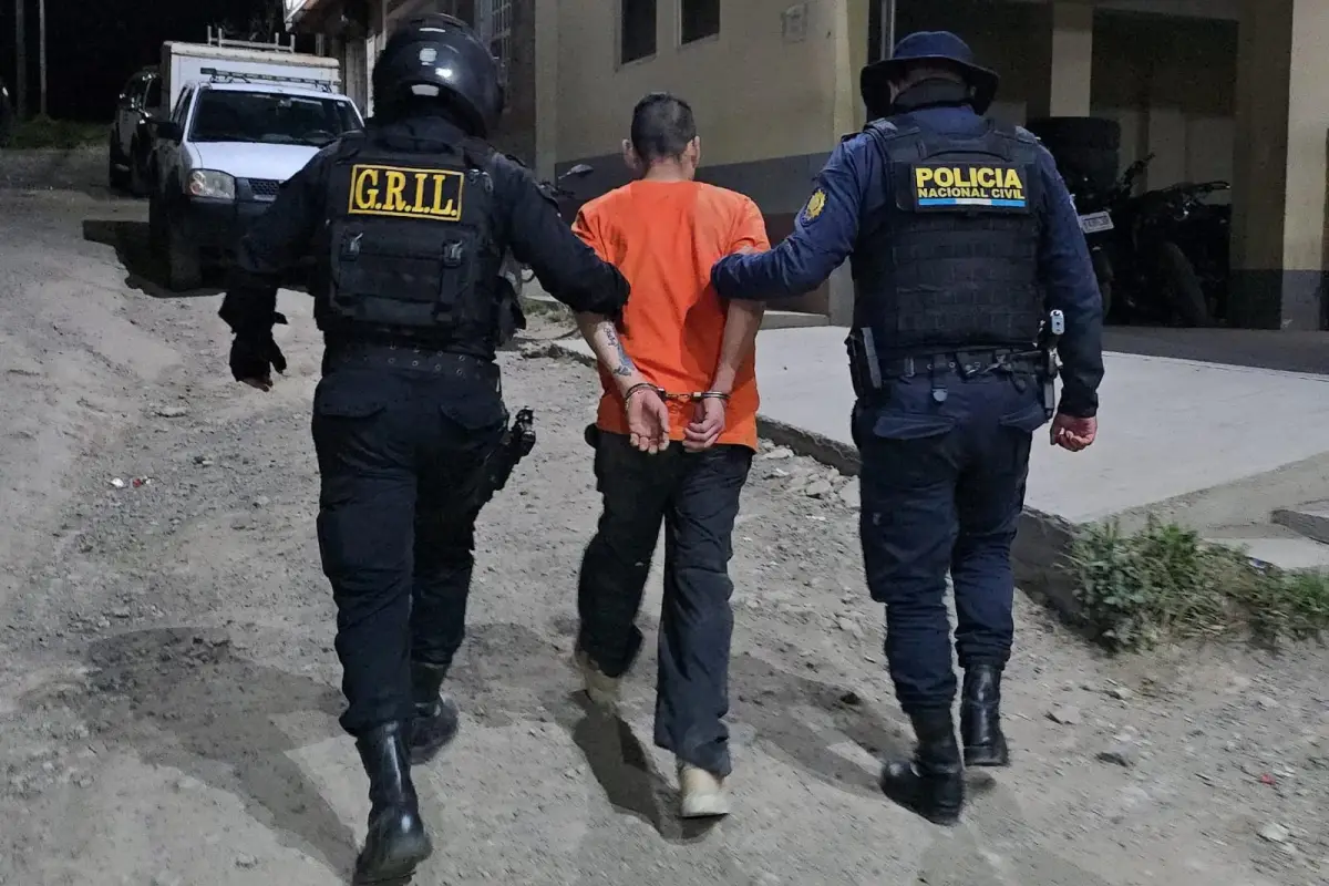 Nollan Renato Figueroa, alias “El Simpson”, detenido en Huehuetenango., PNC