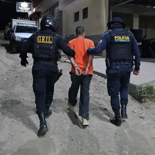 Nollan Renato Figueroa, alias El Simpson, detenido en Huehuetenango. ,PNC