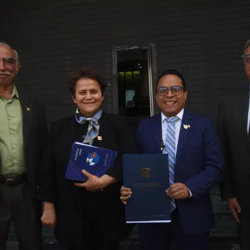 Integrantes de la Asamblea de Presidentes de Colegios Profesionales presentaron un amparo en la Corte de Constitucionalidad contra la elección de rector en la Usac. ,Omar Solís/Emisoras Unidas