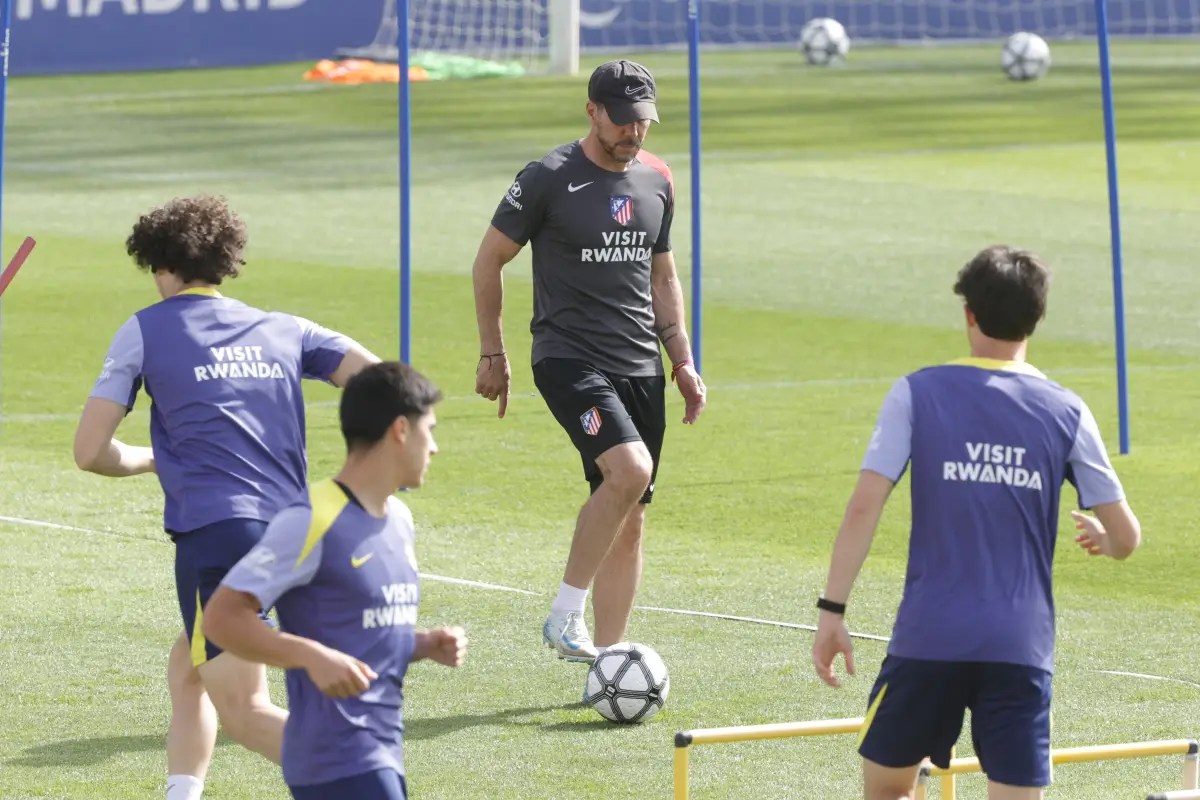 Diego Simeone, técnico del Atlético Madrid 