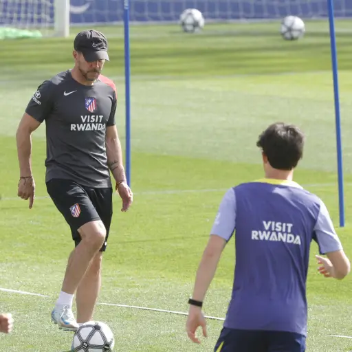 Diego Simeone, técnico del Atlético Madrid 